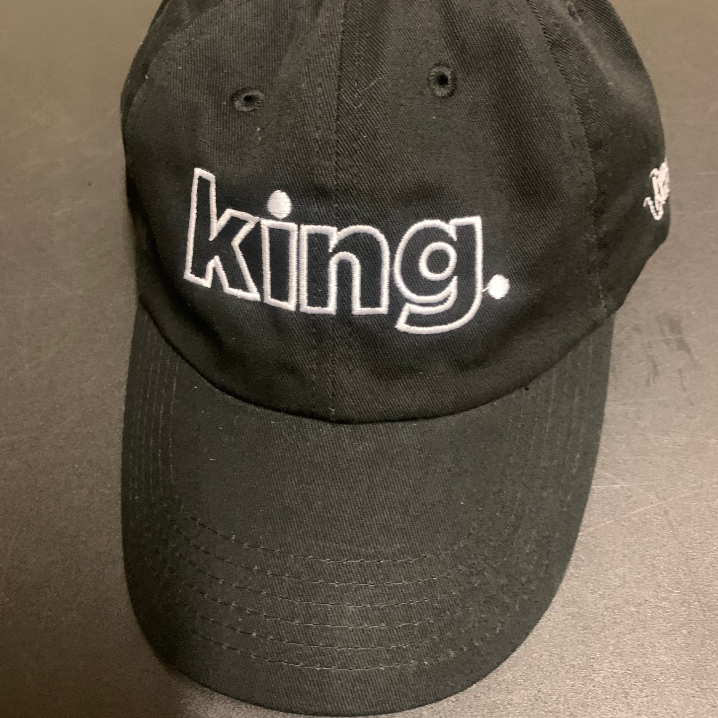 The “king.” Dad Hat in Black