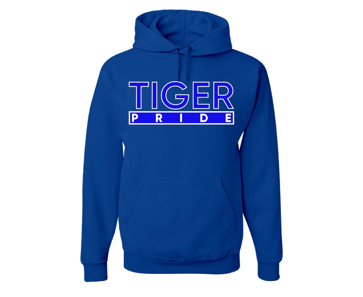 The “Tiger Pride” Hoodie in Royal Blue/White (TN)