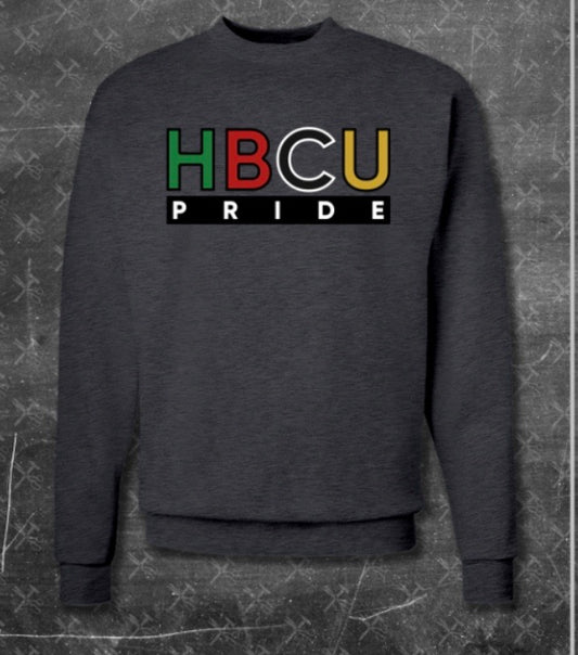 Unisex HBCU Pride Crewneck  in Charcoal Gray “Da Cookout”