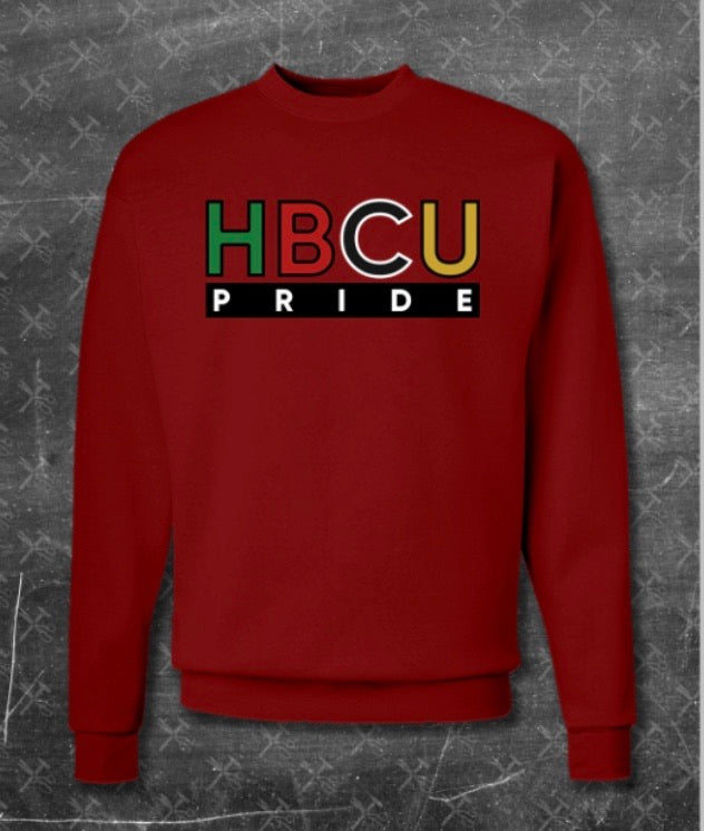 Unisex HBCU Pride Crewneck in Red “Power”