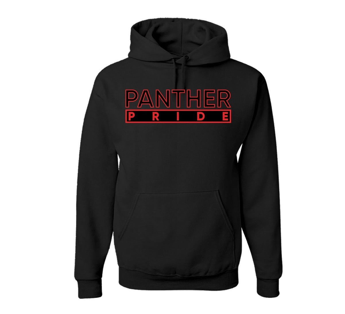 The “Panther Pride” Hoodie/Crew in BRED (GA)