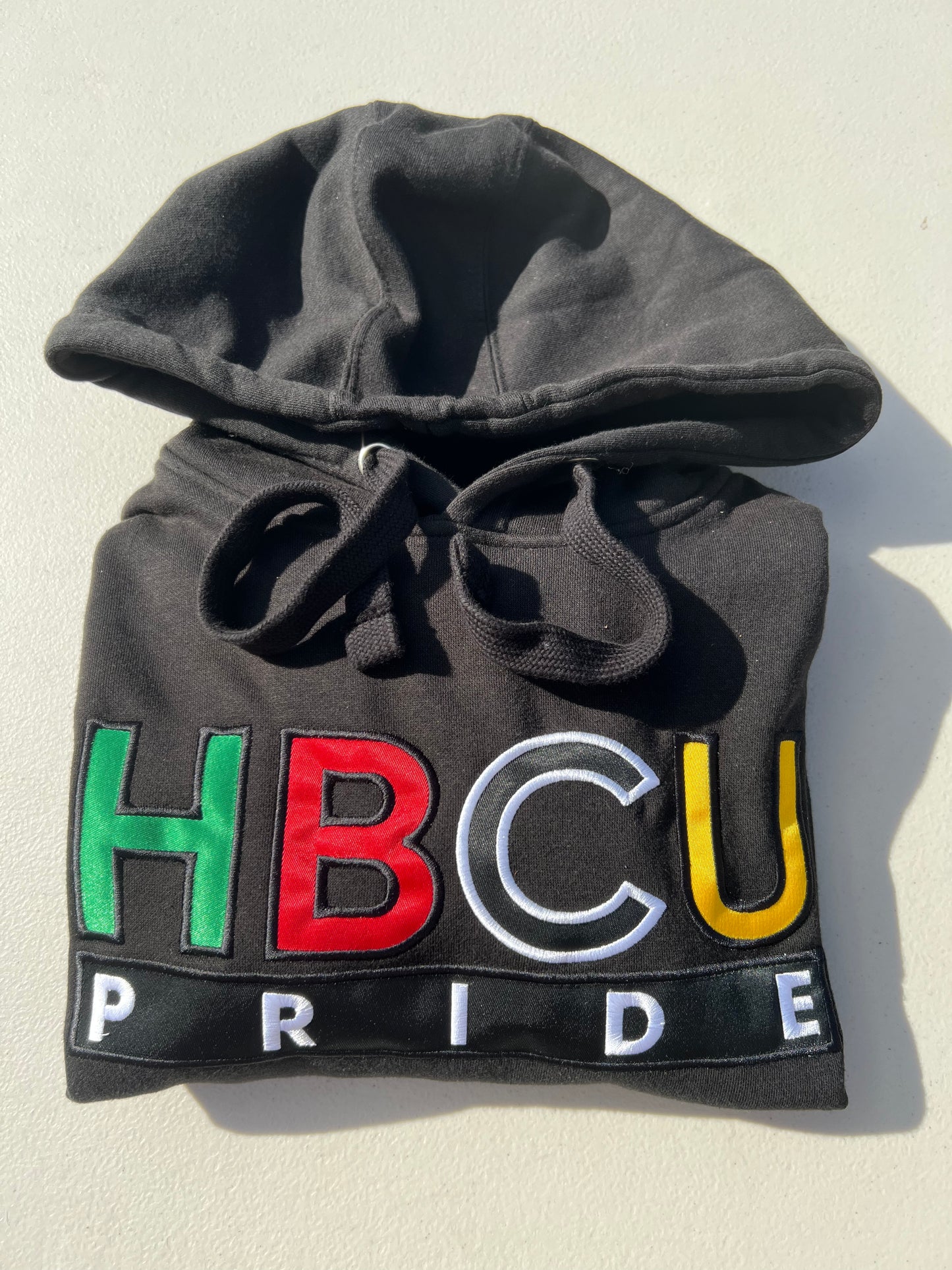The “HBCU Pride” Embroidered Hoodie in Black