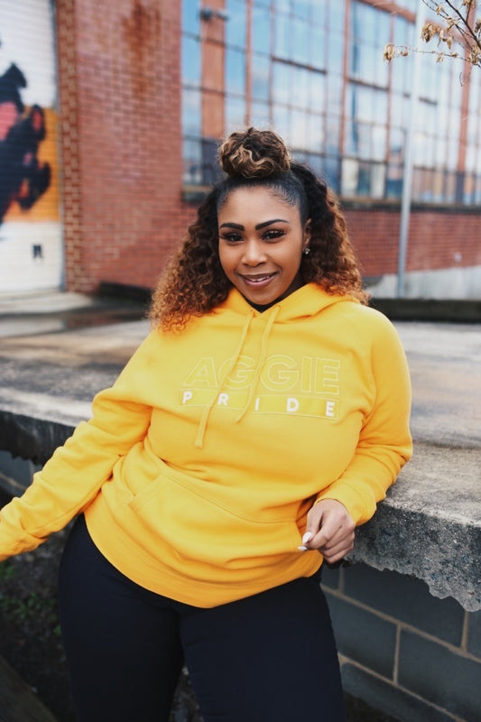 Order your “All Gold” Aggie Pride Hoodie (Embroidered)
